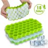 1pc Ice Tray Mold; Honeycomb Silicone Ice Tray; Hexagonal Ice Tray; 37 Grids Honeycomb Ice Tray; Ice Cube Mold; Honeycomb Ice Box; Ice Ball - Green