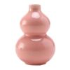 3.4oz Pink Small Wine Jug Gourd Ceramic White Wine Jar Antique Style Empty Flask Flagon - Default