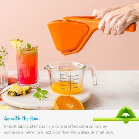 Manual Juicer Folding Lemon Juicer Easy to squeeze manual juicer Fruit Kitchen Gadgets - orange