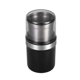 1pc Automatic Grinder; Detachable Washable Design Garlic Herbal Grain Spice Grinder; Electric Coffee Bean Grinders - Black