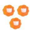 Set Of 3; Washing Machine Cleaner Ball; Powerful Decontamination Magic Sticky Hair Ball - Orange