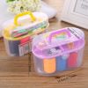 46pcs Portable Household Needle And Thread Sewing Tools Thread Kit Organizer Color Random - 46pcs