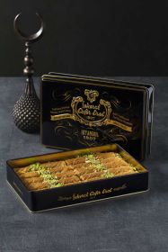 Şekerci Cafer Erol Buttery Kadayif with Pistachio - Brown Tin Box, 1 kg - Default Title