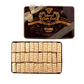 Şekerci Cafer Erol Handmade Milk Cream Wafer XL - Retro Tin Box - XL