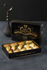 Şekerci Cafer Erol Buttery Sweethearts' Lips with Pistachio - Black Tin Box, 1100 g - Default Title