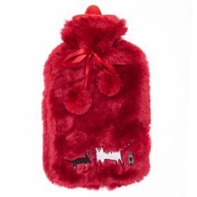 Biggdesign Cats Red Wine Hot Water Bottle - Claret red