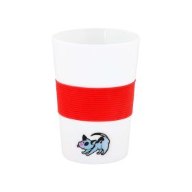 Biggdesign Dogs Ceramic Mug 500 Ml White/Red - Red