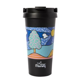 Any Morning Travel Coffee Mug 500 ml - Black