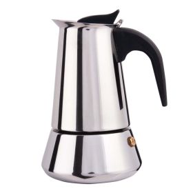 BiggCoffee Jun-4 Espresso Maker 200 ml - metallic