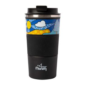 Any Morning BA21549 Travel Coffee Mug 500 ml - Black