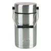 47oz Vacuum-sealed Stainless Steel Food Jar With 2 Pla - Silver