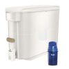 30 Cup Dispenser Water Filtration System, Filter Included, White - White Icing