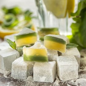 Hacı Bekir Turkish Delight with Mint & Lemon-200 g - Default Title