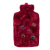 Biggdesign My Eyes on You Hot Water Bottle - Claret red