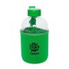 Biggdesign Moods Up Lucky Glass Flask with Neoprene Cover 600 Ml - Green