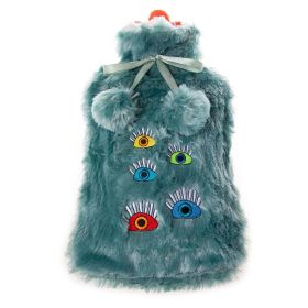 Biggdesign My Eyes On You Turquoise Hot Water Bottle - Turquoise