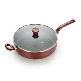 Easy Care Nonstick Cookware, Jumbo Cooker, 5 Quart, Red - Red