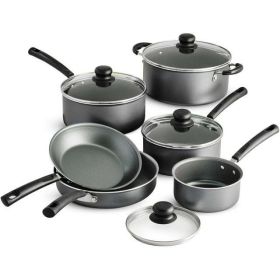 Primaware Non-stick Cookware Set, 10 Piece - black