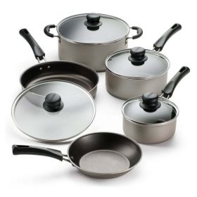 9-Piece Non-Stick Cookware Set, Champagne - Champagne