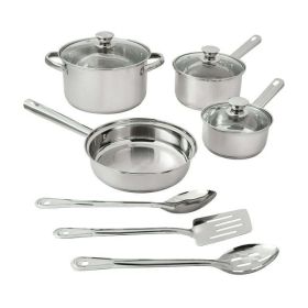 Stainless Steel 10-Piece Cookware Set - 10