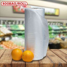 Plastic Bread Grocery Clear Produce Bag on Roll Fruit Food Storage 400 bags/Roll - 16" x 12"