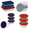 Simply Store Glass Bakeware Set, 24 Piece - Multicolor