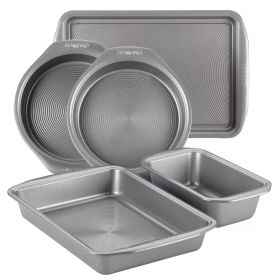 5pc Nonstick Bakeware Set - Gray - Gray