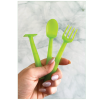 Training Utensils - Space Alien Green - UFO - Constructive Eating