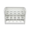 Refrigerator Egg Storage Box; Side Door Multi-layer Egg Tray For Refrigerator; Anti-fall Egg Tray; Kitchen Egg Rack - White