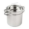 Stainless Steel 8-Quart Multi-Cooker with Glass Lid - Stainless steel