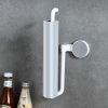 Kitchen Paper Towel Rack Wall-mounted Paper Rack Hanging Shelf Cling Film Bag Storage Rag Rack Roll Paper Rack Without Punching - TK0569