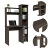 Versalles Writintg Desk; Two Superior Shelves; Five Cubbies -Smokey Oak - as Pic