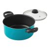 7 Piece Nonstick Cookware Set, Teal - Teal