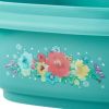 20 Piece Plastic Food Storage Container Variety Set, Breezy Blossom - Breezy Blossom