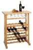 24-Bottle Wine Rack Natural - 83024