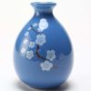 500ml Blue Ceramic Wine Jar Chinese Style Empty Wine Flask Peach Blossom Wine Bottle Small Flagon - Default