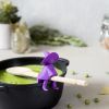 1pc Kitchen Spoon Holder And Steam Release Creative Heat-Resistant Silicone Witch Pot Lid Spill-Free BPA-Free Kitchen Utility Gadgets Purple - Purple