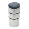 Stacking Food Jar, Stainless Steel, 41 oz - Silver