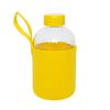 Biggdesign Moods Up Curious Glass Flask with Neoprene Cover 600 ml - Yellow