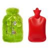 Biggdesign Cats Green Hot Water Bottle - Light green