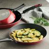 Tramontina Everyday 3 Pk Aluminum Nonstick Fry Pans Metallic Red - Tramontina