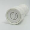 Ceramic Body Manual Salt and Pepper Mill - white