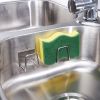 2/4pcs Stainless Steel Sponge Holders; Kitchen Punch-Free Sink Drain Storage Racks For Steel Scourers; Sponges; Rags - 2pcs