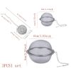 1pc/3pcs; Stainless Steel Seasoning Ball; Household Tea Ball - Big