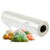 Plastic Bread Grocery Clear Produce Bag on Roll Fruit Food Storage 400 bags/Roll - 16" x 12"