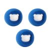 Set Of 3; Washing Machine Cleaner Ball; Powerful Decontamination Magic Sticky Hair Ball - Orange