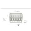 Refrigerator Egg Storage Box; Side Door Multi-layer Egg Tray For Refrigerator; Anti-fall Egg Tray; Kitchen Egg Rack - White