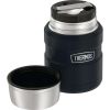 Thermos Stainless King Vacuum Insulated Stainless Food Jar with Folding Spoon, Midnight Blue, 16oz - Thermos