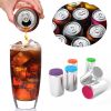 1pc Silicone Can Lid; Soda Water Silicone Closure; Beverage No Leak; Silicone Can Stopper; 2.6*0.5 Inches - Grey