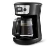 12-Cup Programmable Coffee Maker with Strong Brew Selector, Stainless Steel - black